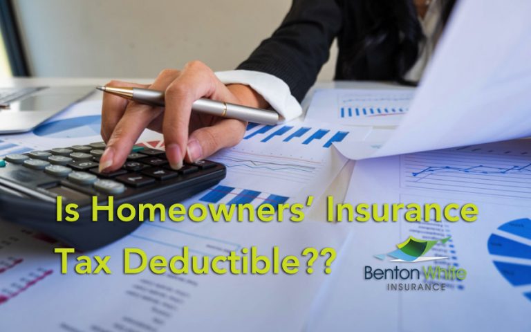 Is Homeowners Insurance Tax Deductible Benton White Insurance